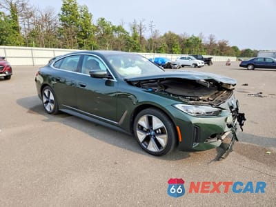 Czwarte zdjęcie samochodu z boku: 2024 BMW I4 EDRIVE 40 VIN:WBY73AW07RFR57611 - miniatura