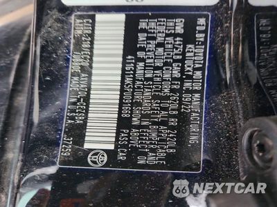 Zdjęcie 13 z 13 samochodu: 2023 TOYOTA CAMRY SE NIGHT SHADE VIN:4T1G11AK5PU091668 - miniatura