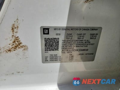 Zdjęcie 12 z 12 samochodu: 2019 GMC SIERRA LIMITED C1500 VIN:2GTR1LECXK1168910 - miniatura