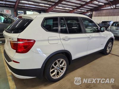 Trzecie zdjęcie samochodu z tyłu: 2013 BMW X3 XDRIVE28I VIN:5UXWX9C57D0A32663 - miniatura