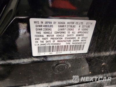 Zdjęcie 12 z 12 samochodu: 2015 ACURA RLX TECH VIN:JH4KC1F51FC000653 - miniatura