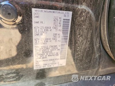 Zdjęcie 13 z 13 samochodu: 2015 NISSAN ROGUE SL VIN:5N1AT2MV4FC888994 - miniatura