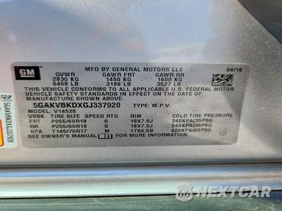 Zdjęcie 13 z 13 samochodu: 2016 BUICK ENCLAVE VIN:5GAKVBKDXGJ337920 - miniatura