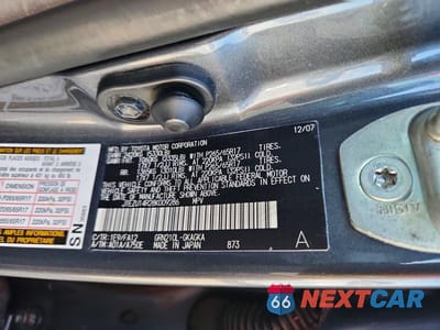 Zdjęcie 12 z 12 samochodu: 2008 TOYOTA 4RUNNER SR5 VIN:JTEZU14R28K009286 - miniatura