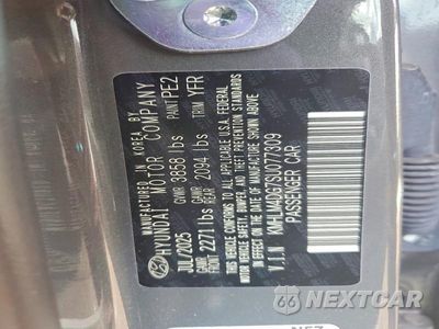 Zdjęcie 12 z 12 samochodu: 2025 HYUNDAI ELANTRA SEL SPORT VIN:KMHLM4DG7SU077309 - miniatura