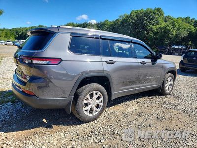 Trzecie zdjęcie samochodu z tyłu: 2021 JEEP GRAND CHEROKEE L LIMITED VIN:1C4RJKBG0M8161207 - miniatura
