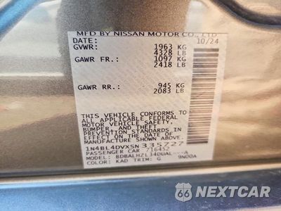 Zdjęcie 12 z 12 samochodu: 2025 NISSAN ALTIMA SV VIN:1N4BL4DVXSN335727 - miniatura