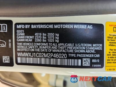 Zdjęcie 13 z 13 samochodu: 2021 MINI COOPER S CLUBMAN ALL4 VIN:WMWXJ1C02M2P46020 - miniatura