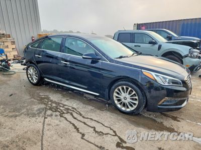 Czwarte zdjęcie samochodu z boku: 2015 HYUNDAI SONATA LIMITED VIN:5NPE34AF1FH188806 - miniatura