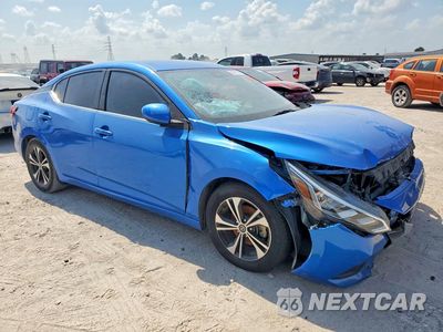 Czwarte zdjęcie samochodu z boku: 2022 NISSAN SENTRA SV VIN:3N1AB8CV3NY253642 - miniatura