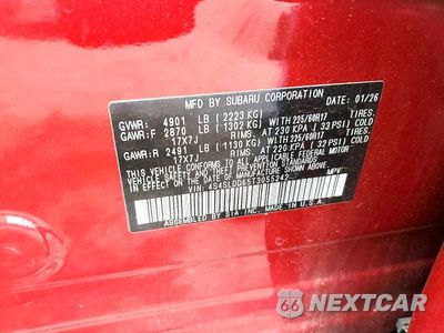 Zdjęcie 13 z 13 samochodu: 2026 SUBARU FORESTER PREMIUM VIN:4S4SLDD65T3055242 - miniatura