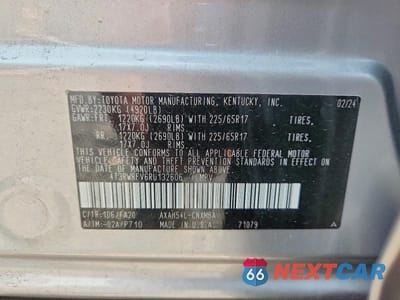 Zdjęcie 14 z 14 samochodu: 2024 TOYOTA RAV4 HYBRID XLE VIN:4T3RWRFV6RU132606 - miniatura