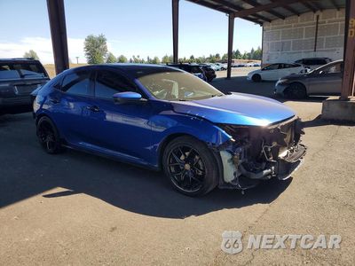 Czwarte zdjęcie samochodu z boku: 2019 HONDA CIVIC SPORT TOURING VIN:SHHFK7H91KU401477 - miniatura