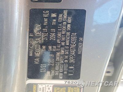 Zdjęcie 13 z 13 samochodu: 2022 KIA FORTE GT LINE VIN:3KPF54AD7NE439974 - miniatura