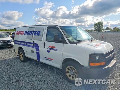 Czwarte zdjęcie samochodu z boku: 2014 CHEVROLET EXPRESS G1500 VIN:1GCSGAFX4E1145316 - miniatura