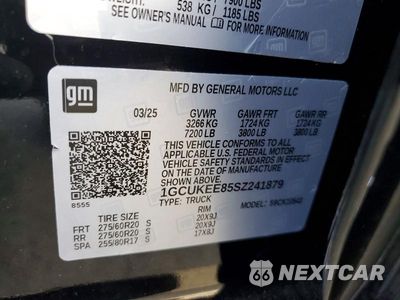 Zdjęcie 12 z 12 samochodu: 2025 CHEVROLET SILVERADO K1500 RST VIN:1GCUKEE85SZ241879 - miniatura
