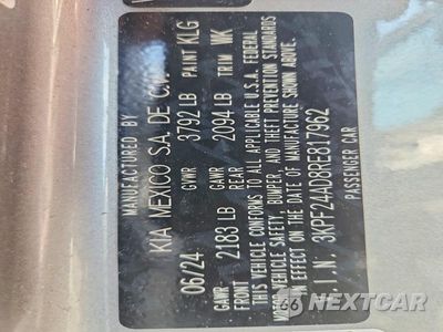 Zdjęcie 12 z 12 samochodu: 2024 KIA FORTE LXS VIN:3KPF24AD8RE817962 - miniatura