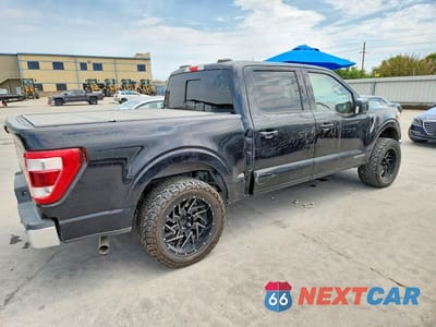 Trzecie zdjęcie samochodu z tyłu: 2021 FORD F150 SUPERCREW VIN:1FTFW1CD8MFB77511 - miniatura