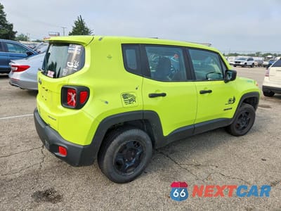 Trzecie zdjęcie samochodu z tyłu: 2017 JEEP RENEGADE SPORT VIN:ZACCJBAB9HPG35178 - miniatura