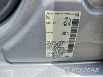 Zdjęcie 12 z 12 samochodu: 2021 NISSAN ALTIMA SV VIN:1N4BL4DV8MN335843 - miniatura
