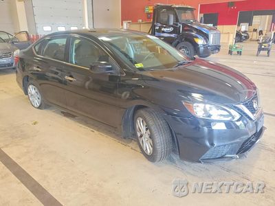 Czwarte zdjęcie samochodu z boku: 2019 NISSAN SENTRA SV VIN:3N1AB7AP4KY237797 - miniatura