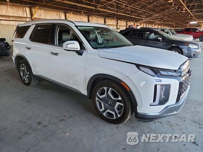 Czwarte zdjęcie samochodu z boku: 2024 HYUNDAI PALISADE SEL PREMIUM VIN:KM8R44GE2RU693918 - miniatura