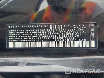 Zdjęcie 12 z 12 samochodu: 2025 VOLKSWAGEN JETTA S VIN:3VW5X7BU9SM091714 - miniatura