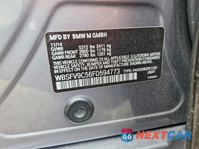 Zdjęcie 13 z 13 samochodu: 2015 BMW M5 M5 COMPETITION VIN:WBSFV9C56FD594773 - miniatura