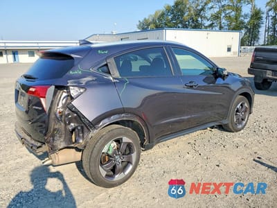 Trzecie zdjęcie samochodu z tyłu: 2018 HONDA HR-V EXL VIN:3CZRU6H74JM729627 - miniatura