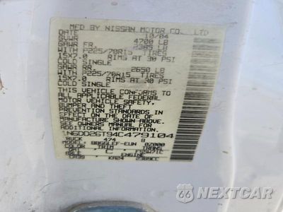 Zdjęcie 14 z 14 samochodu: 2004 NISSAN FRONTIER STANDARD VIN:1N6DD26T94C479104 - miniatura