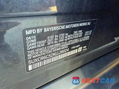 Zdjęcie 10 z 12 samochodu: 2019 BMW X5 XDRIVE40I VIN:5UXCR6C52KLL26024 - miniatura