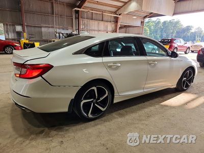 Trzecie zdjęcie samochodu z tyłu: 2020 HONDA ACCORD SPORT VIN:1HGCV1F30LA076730 - miniatura