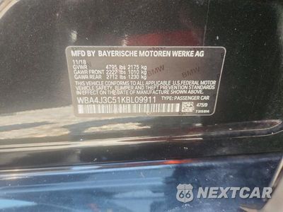 Zdjęcie 12 z 12 samochodu: 2019 BMW 430XI GRAN COUPE VIN:WBA4J3C51KBL09911 - miniatura