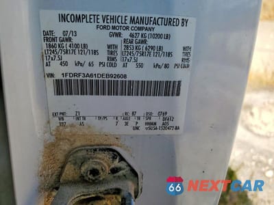 Zdjęcie 13 z 13 samochodu: 2013 FORD F350 SUPER DUTY VIN:1FDRF3A61DEB92608 - miniatura