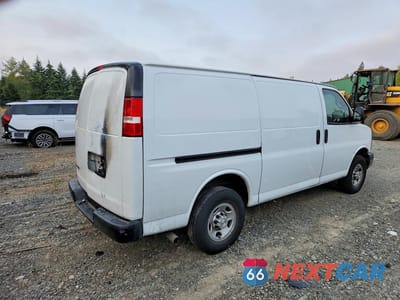 Trzecie zdjęcie samochodu z tyłu: 2023 CHEVROLET EXPRESS G2500 VIN:1GCWGAFP7P1122715 - miniatura