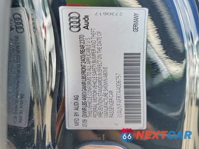 Zdjęcie 12 z 12 samochodu: 2010 AUDI A5 PRESTIGE VIN:WAUVFAFR7AA006757 - miniatura