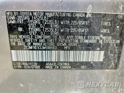 Zdjęcie 13 z 13 samochodu: 2018 TOYOTA RAV4 XLE VIN:2T3WFREV3JW498483 - miniatura
