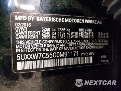 Zdjęcie 14 z 14 samochodu: 2016 BMW X4 XDRIVEM40I VIN:5UXXW7C55G0M91171 - miniatura