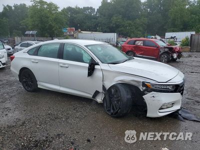 Czwarte zdjęcie samochodu z boku: 2019 HONDA ACCORD LX VIN:1HGCV1F15KA059239 - miniatura