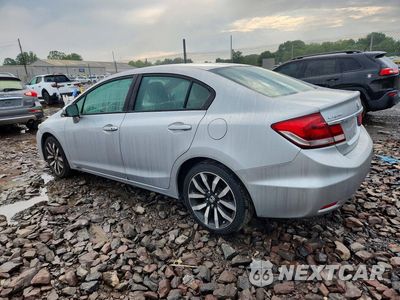 Drugie zdjęcie samochodu z przodu: 2014 HONDA CIVIC EXL VIN:2HGFB2F98EH503379 - miniatura
