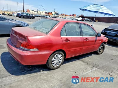 Trzecie zdjęcie samochodu z tyłu: 2004 MITSUBISHI LANCER ES VIN:JA3AJ26E14U010520 - miniatura