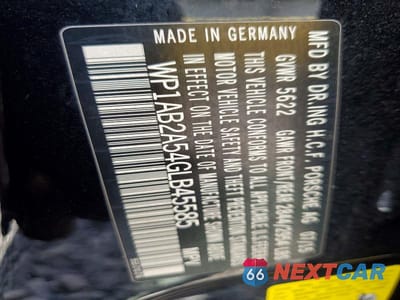 Zdjęcie 13 z 13 samochodu: 2016 PORSCHE MACAN S VIN:WP1AB2A54GLB45585 - miniatura