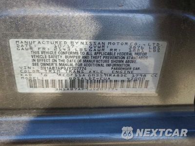 Zdjęcie 12 z 12 samochodu: 2018 NISSAN SENTRA SV VIN:3N1AB7AP9JY207774 - miniatura