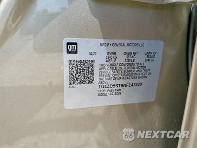 Zdjęcie 13 z 13 samochodu: 2022 CHEVROLET MALIBU LT VIN:1G1ZD5ST9NF147320 - miniatura