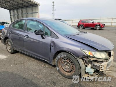 Czwarte zdjęcie samochodu z boku: 2014 HONDA CIVIC LX VIN:19XFB2F54EE253128 - miniatura