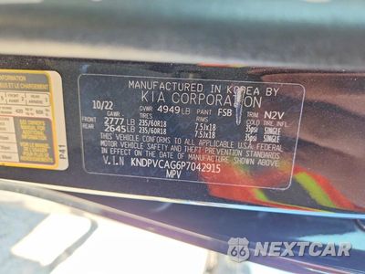 Zdjęcie 14 z 14 samochodu: 2023 KIA SPORTAGE EX VIN:KNDPVCAG6P7042915 - miniatura