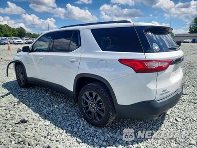 Drugie zdjęcie samochodu z przodu: 2019 CHEVROLET TRAVERSE RS VIN:1GNERJKX6KJ260483 - miniatura
