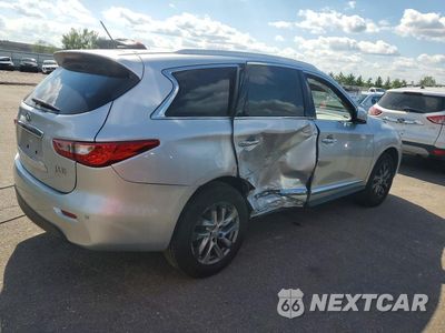 Trzecie zdjęcie samochodu z tyłu: 2013 INFINITI JX35 BASE VIN:5N1AL0MN4DC353584 - miniatura