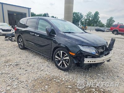 Czwarte zdjęcie samochodu z boku: 2018 HONDA ODYSSEY ELITE VIN:5FNRL6H98JB023355 - miniatura
