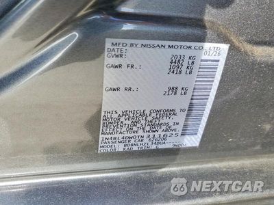 Zdjęcie 13 z 13 samochodu: 2026 NISSAN ALTIMA SV VIN:1N4BL4DW0TN311625 - miniatura